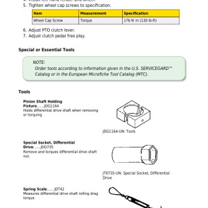 John Deere 5415, 5415 Narrow, 5415 Orchard, 5615, 5615HC, 5715, 5715HC Tractors Repair Manual - Image 5