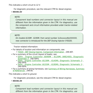 John Deere 6090M, 6100M, 6110M, 6120M, 6125M, 6130M, 6140M, 6145M Tractors Repair Manual (MY20 -) - Image 3