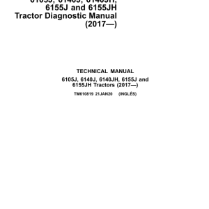 John Deere 6105J, 6105JH, 6140J, 6140JH, 6155J, 6155JH Tractors Repair Manual - Image 5