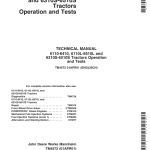 John Deere 6110, 6210, 6310, 6410 Tractors Service Repair Manual - Image 2
