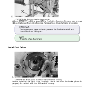 John Deere 6215, 6515 Tractors Repair Manual (Europe & S.N 100001 - 398790 ) - Image 5