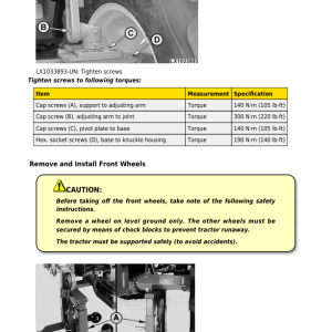 John Deere 6215, 6515 Tractors Repair Manual (Europe & S.N 100001 - 398790 ) - Image 6