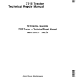 John Deere 6415, 6615, 7515 Tractors Service Repair Manual