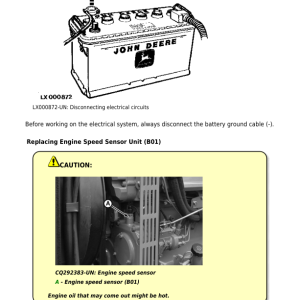 John Deere 6415 Classic, 6615 Classic, 6110E, 6125E Tractors Repair Manual - Image 5