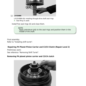 John Deere 7220, 7320, 7420, 7420 (Hi-Crop), 7520 (Two-Wheel Drive) Tractors Repair Manual (SN POXXXXX) - Image 3