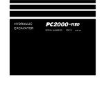 Komatsu PC2000-11E0 Excavator Service Repair Manual