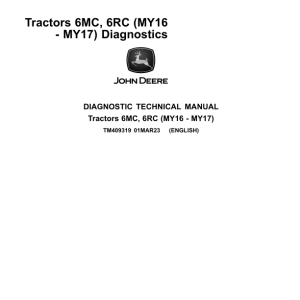 John Deere 6095MC, 6105MC, 6115MC, 6095RC, 6105RC, 6115RC Tractors Repair Manual - Image 13