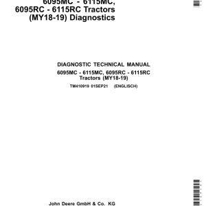 John Deere 6095MC, 6105MC, 6115MC, 6095RC, 6105RC, 6115RC Tractors Repair Manual - Image 19