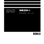 Komatsu HM250-2 Dump Truck Service Repair Manual - Image 2
