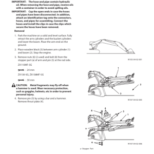 Hitachi ZX110MF-5G, ZX130-5G, ZX138MF-5G Excavator Service Repair Manual - Image 3