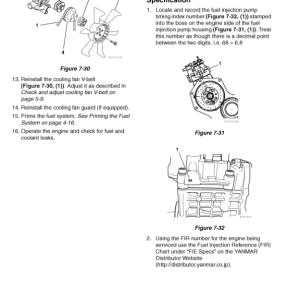 Yanmar 3TNV88F Engine Service Repair Manual - Image 3