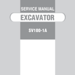 Yanmar SV100-1A Crawler Excavator Service Repair Manual