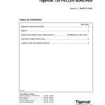 Tigercat 720 Feller Buncher Repair Service Manual (SN 7200101 - 7201660) - Image 2