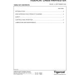 Tigercat LH830 Harvester Operators Manual (83080191 - 83080999)