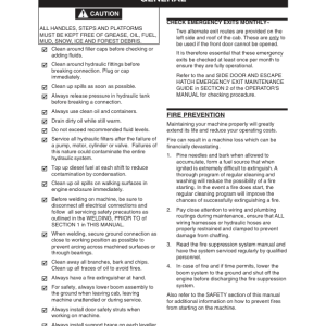 Tigercat LH830 Harvester Operators Manual (83080191 - 83080999) - Image 3