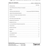 Tigercat H860C, H870C, LH870C Harvester Repair Service Manual