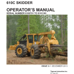 Tigercat 610, 610C Skidder Repair Service Manual - Image 2