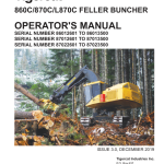 Tigercat 860C, 870C, L870C Feller Buncher Repair Service Manual - Image 2