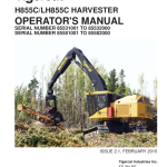 Tigercat H855C, LH855C Harvester Repair Service Manual - Image 2