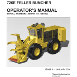 Tigercat 726E Feller Buncher Repair Service Manual (SN 7262501 - 7265000) - Image 2