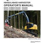Tigercat H845D, LH845D Harvester Repair Service Manual (84532501 - 84583000) - Image 5