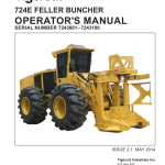 Tigercat 724E Feller Buncher Repair Service Manual (SN 7241001 - 7243100) - Image 2
