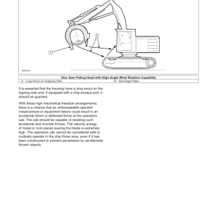 Tigercat 724E Feller Buncher Repair Service Manual (SN 7241001 - 7243100) - Image 4