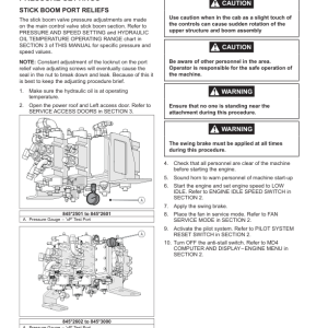 Tigercat 845D, 845T, L845D Feller Buncher Repair Service Manual - Image 4