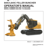 Tigercat 845C, L845C Feller Buncher Repair Service Manual - Image 2