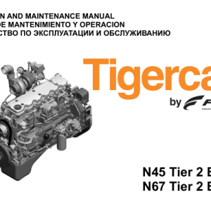 Tigercat 604E Skidder Operators and Engine Manual (6041001 - 6042000) - Image 3