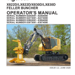 Tigercat X822D, LX822D, X830D, LX830D Feller Buncher Repair Service Manual - Image 2