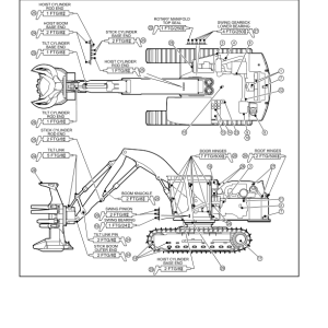 Tigercat 855D, L855D Feller Buncher Repair Service Manual - Image 3