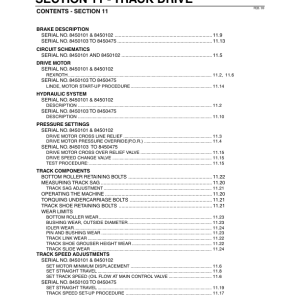 Tigercat 845 Feller Buncher Repair Service Manual (SN 8450101 - 8450475) - Image 4