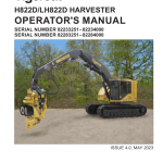 Tigercat H822D, LH822D Harvester Repair Service Manual (82233251 - 82224000) - Image 2