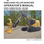 Tigercat 845E, L845E Feller Buncher Repair Service Manual - Image 2