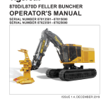 Tigercat 870D, L870D Feller Buncher Repair Service Manual - Image 2