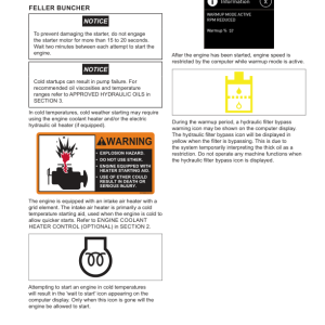 Tigercat 870D, L870D Feller Buncher Repair Service Manual - Image 4