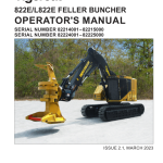 Tigercat 822E, L822E Feller Buncher Repair Service Manual (SN 82214001 – 82225000) - Image 2