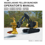 Tigercat X822E, LX830E Feller Buncher Repair Service Manual - Image 2