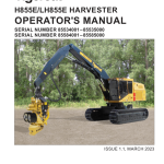 Tigercat H855E, LH855E Harvester Repair Service Manual - Image 2