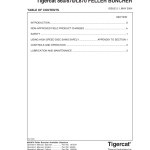 Tigercat 860, 870, L870 Feller Buncher Repair Service Manual - Image 2