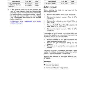 JCB HS750 Transmission Axle Service Repair Manual - Image 3