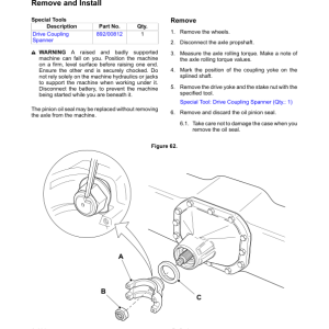 JCB SD70, SD80 Steer Drive Axles Service Repair Manual - Image 5