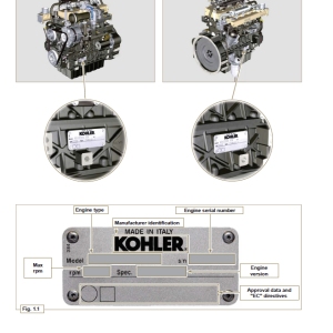 Kohler Diesel KDI 1903 TCR and KDI 2504 TCR Engine Service Repair Manual - Image 3