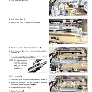 Kohler Diesel KDI 1903 TCR and KDI 2504 TCR Engine Service Repair Manual - Image 4