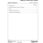 Tigercat 235B, 245B Loader Operators Manual
