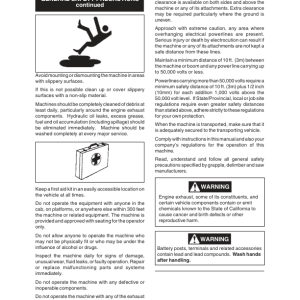 Tigercat 244 Loader Repair Service Manual (2440111 - 2440500) - Image 3