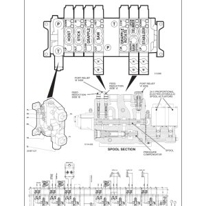 Tigercat 250B Loader Repair Service Manual (2500501 - 2502000) - Image 5