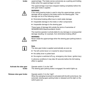 Sennebogen 850.0.227 Operators, Maintenance and Parts Manual - Image 3