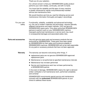 Sennebogen 860.0.1002 Operators, Maintenance and Parts Manual - Image 5